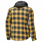 Afholdt Kevlar MC -shirt Lumberjack II sort /gul