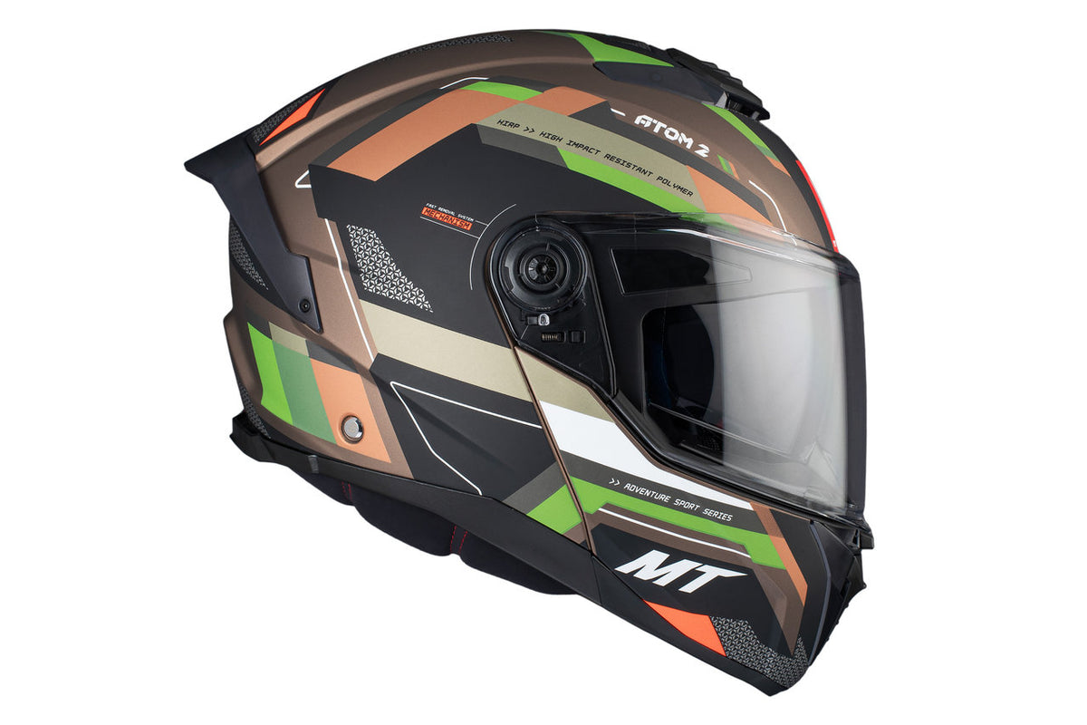 MT -hjelme åbnelig MC Helmet Atom 2 SV Blast A6