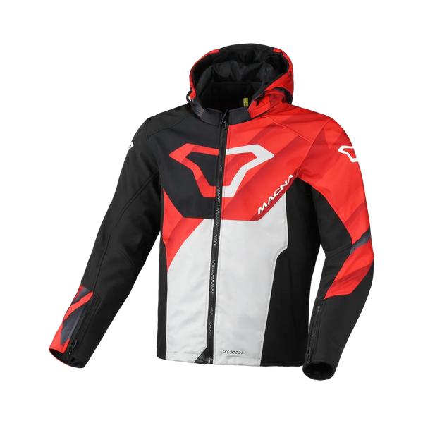 Macna softshell mc jacket atracor black /red