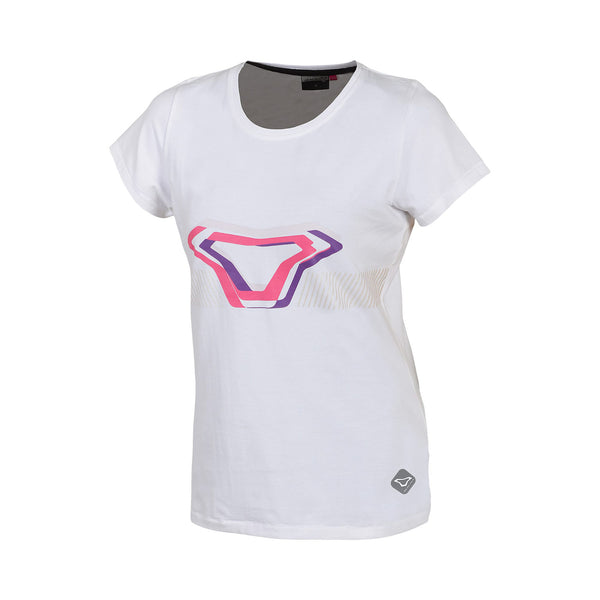 T-shirt macna, fragment kvinde hvid