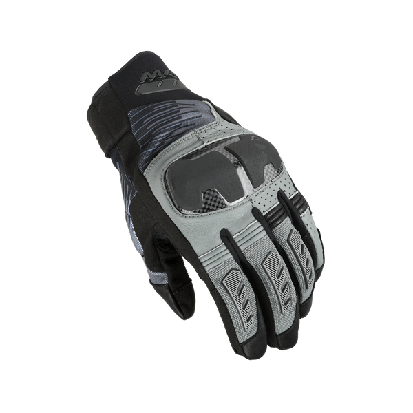 Motorcycle GLOVES MACNA, RIME 2.0 GREY/BLACK