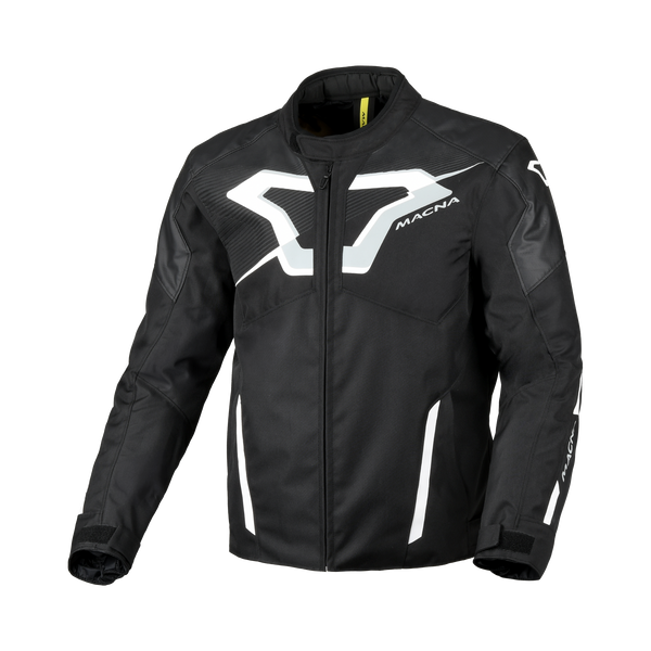 Macna Textile MC Jacket Tazar 2.0 sort /hvid