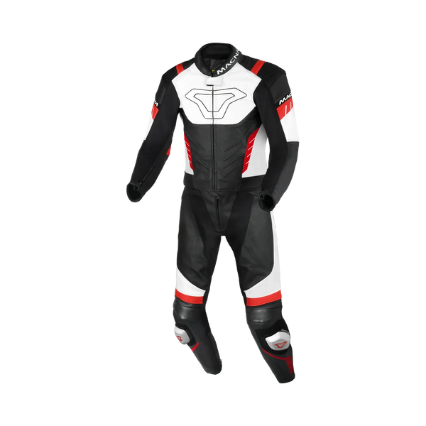 Macna MC-Skin Rack 2-delt Varshall sort /hvid /rød