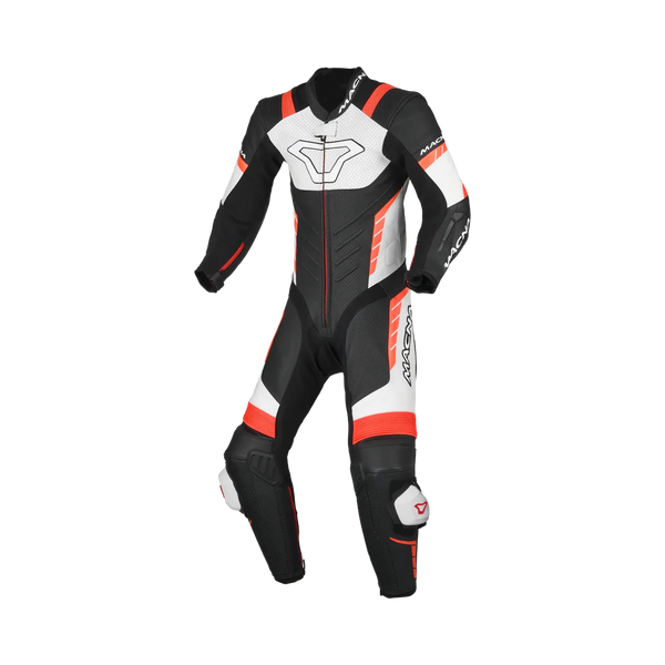 Macna Kids Mc-Leather Rack 1-del varshall sort /hvid /rød