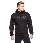 Feje kevlar mc-hoodie striber sort