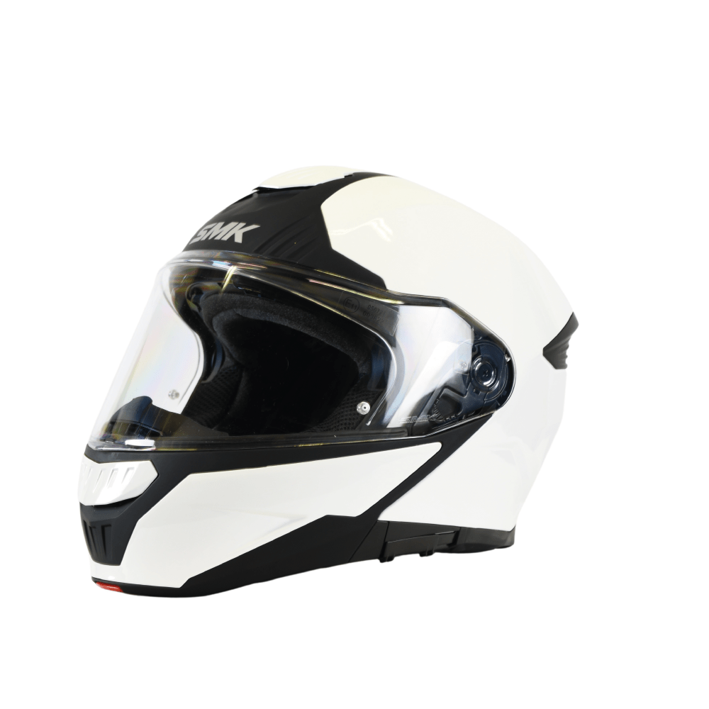 SMK åbnelig MC Helmet Gullwing White