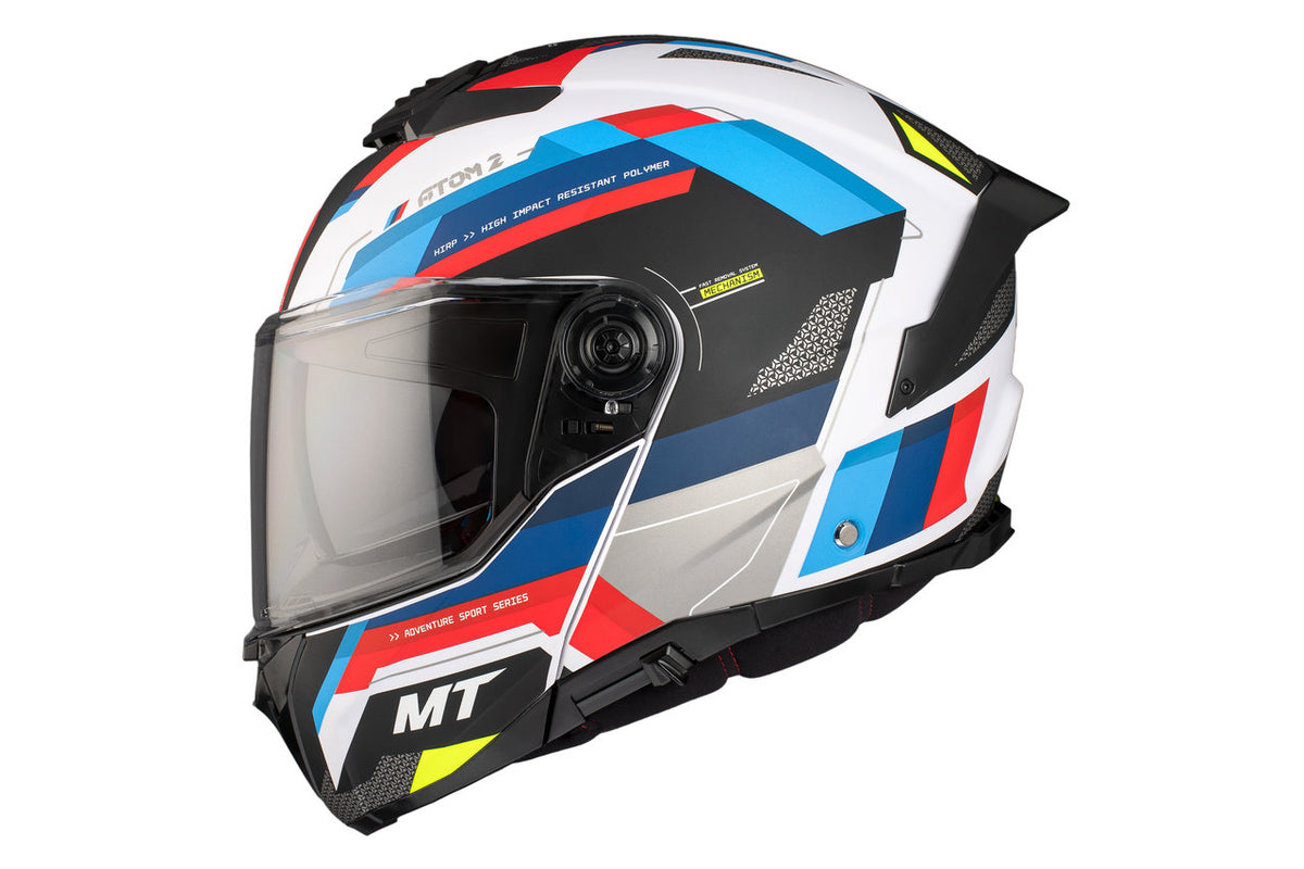 MT -hjelme Åbnbar MC Helmet Atom 2 SV Blast A0 Pearl