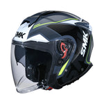 SMK Jet MC Helmet GTJ Tourer sort /grå