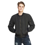 Sweep Textil Mc-Jakke Bomber Sort 