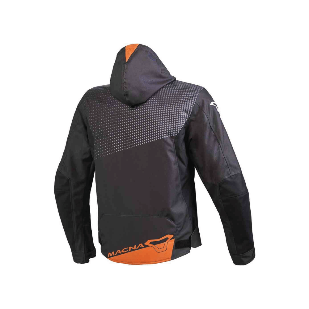 Macna softshell mc jakke imbuz sort /orange