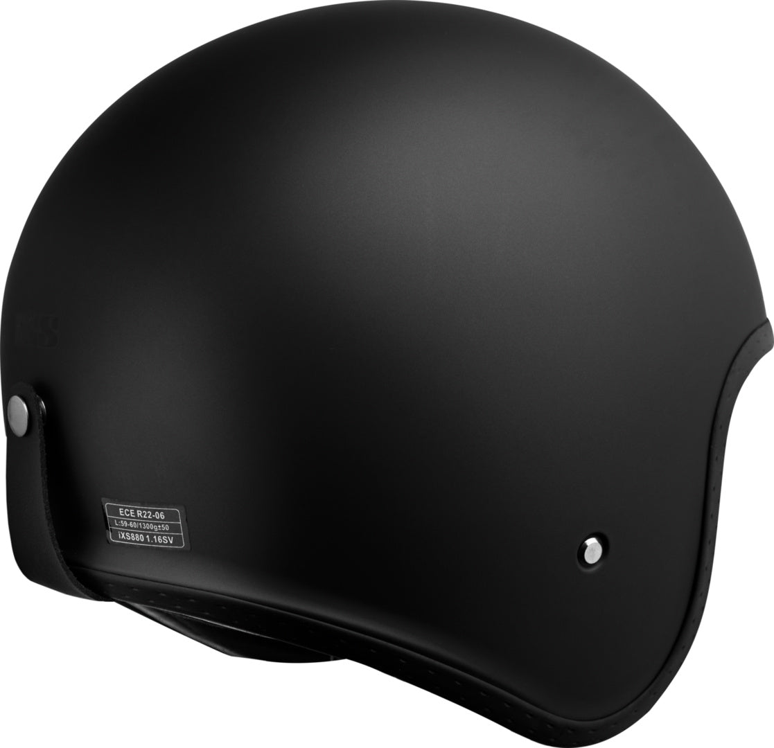 IXS Open MC Helmet IXS880 1.16 SV Matt Black