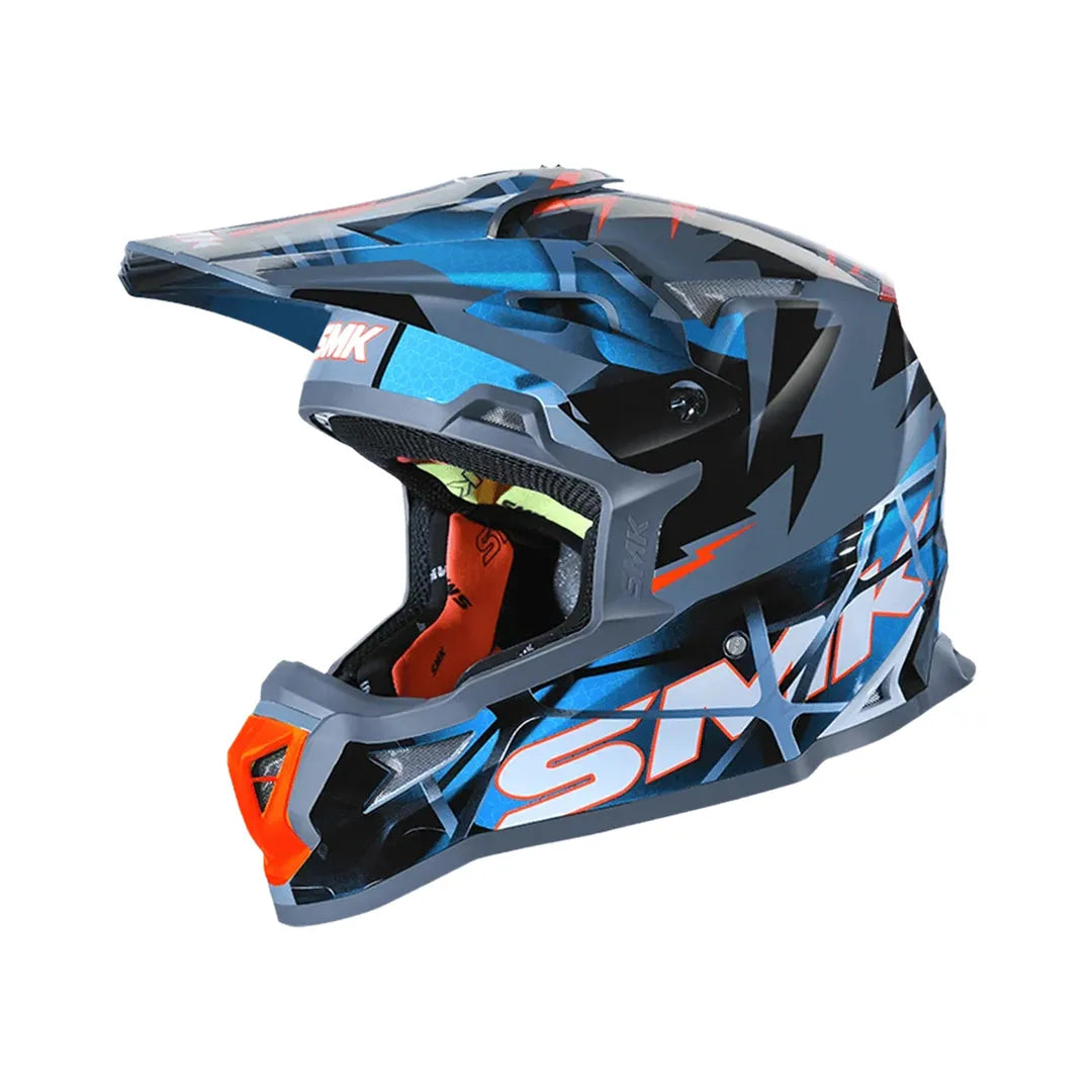 SMK Cross MC Helmet Allterra Fulmine Gray