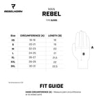 Rebelhorn Sport MC Gloves Rebel Black /Influenza