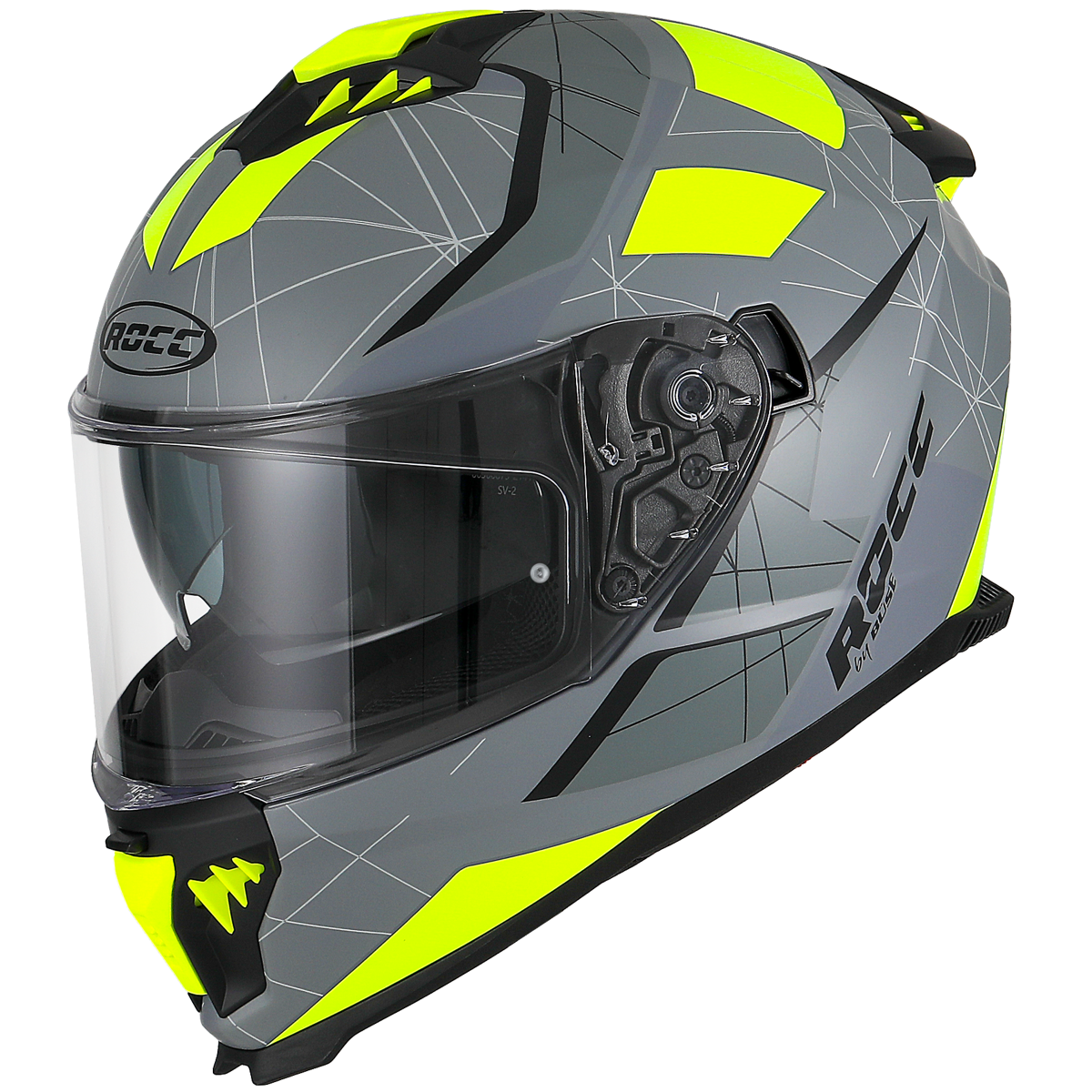 Rocc 390 Integral MC Helmet Gray /Flu