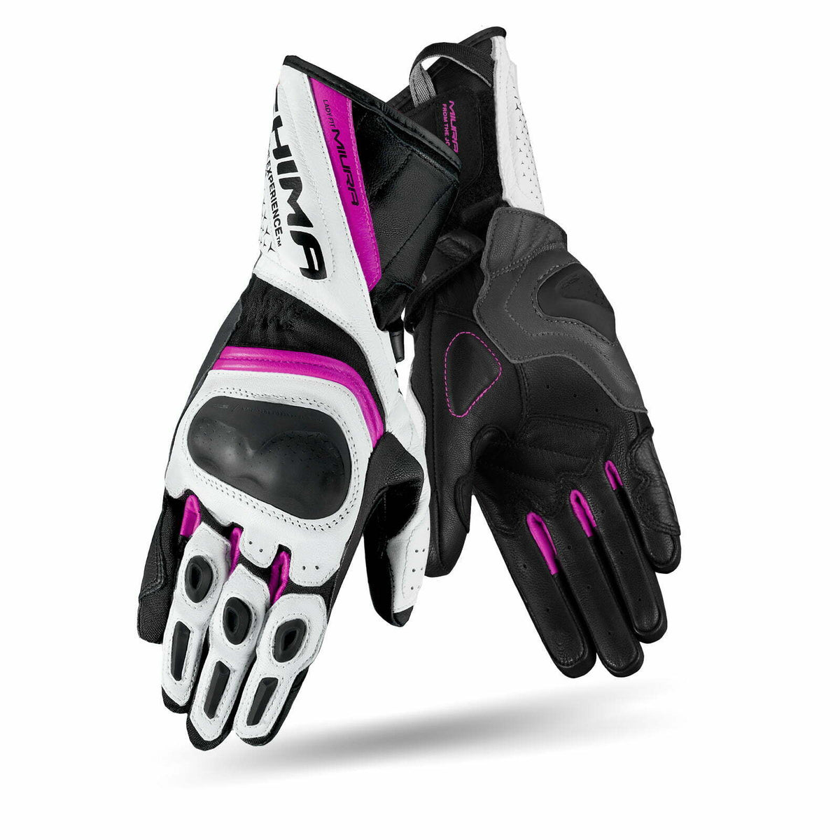 Shima lady mc-gloves miura white /pink