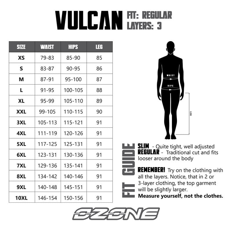 Ozon tekstil mc-bukser Vulcan sort