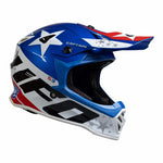 UFO Kids Cross MC Helmet Captain Blue /White