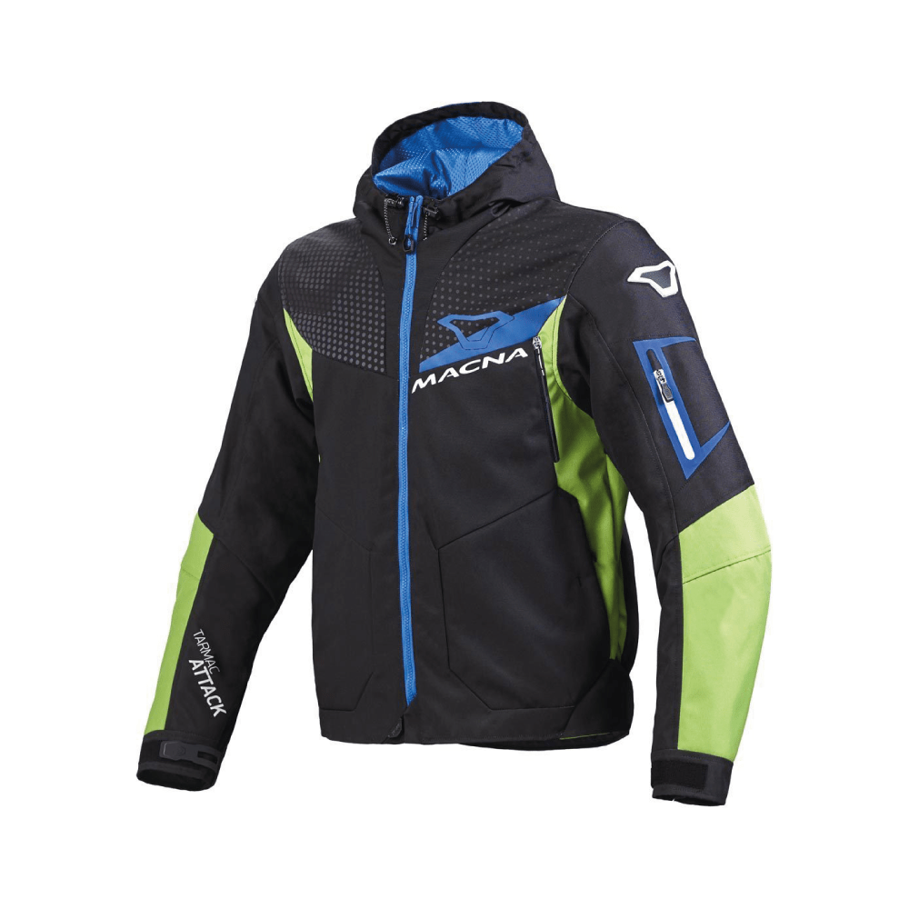 Macna softshell mc jakke imbuz sort /grøn