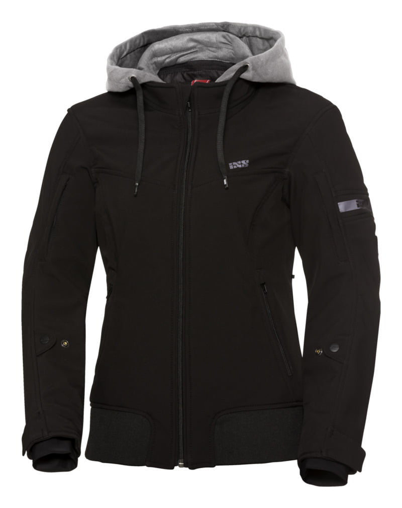 IXS Lady Softshell MC JACK SO MOTO SVART