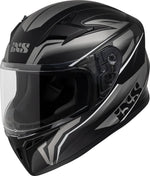 IXS Børne Integreret MC Helmet 136 2.0 Sort /grå