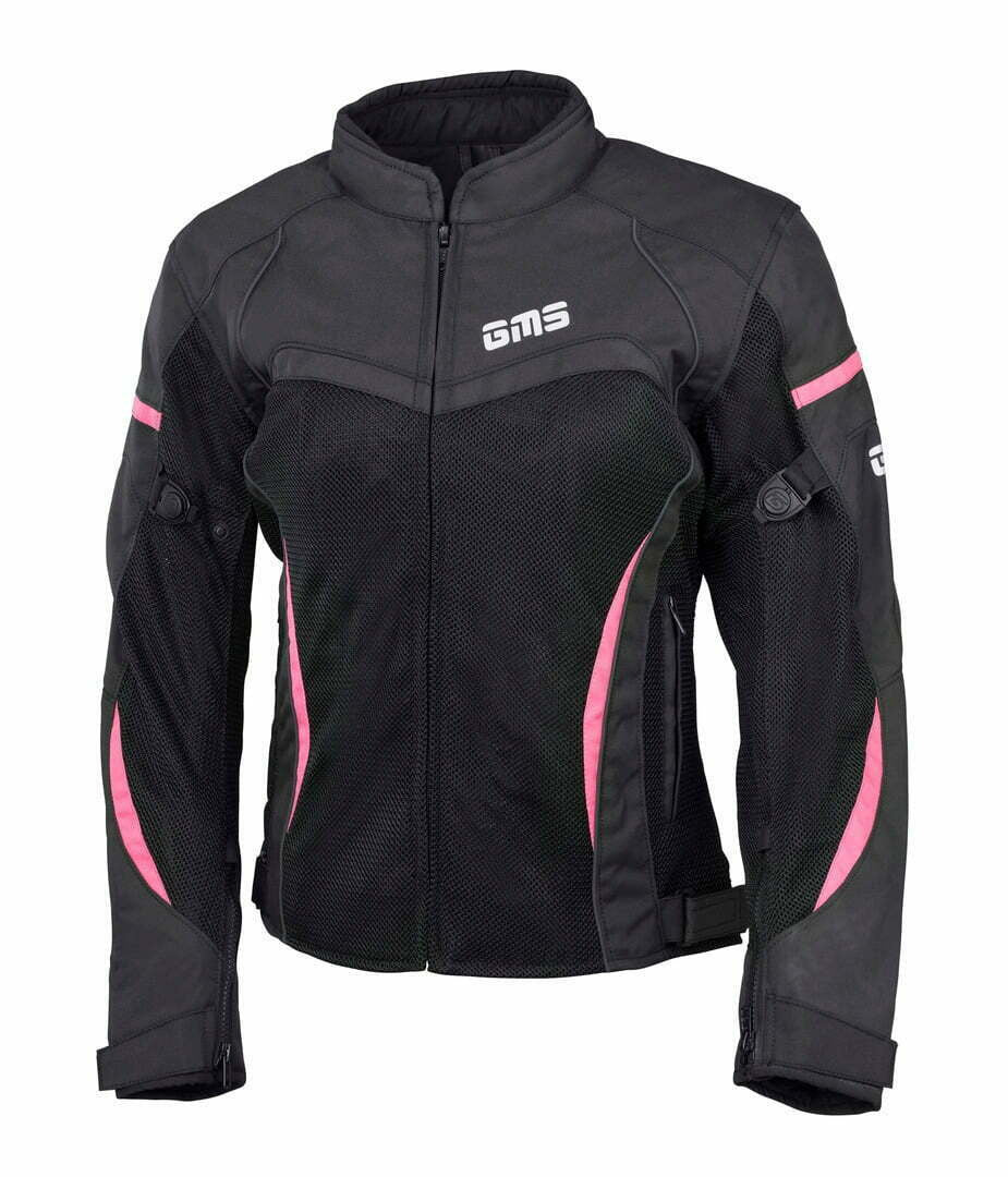 Gms Dam Tekstil Mc-Jakke Tara Mesh Sort /Rosa 