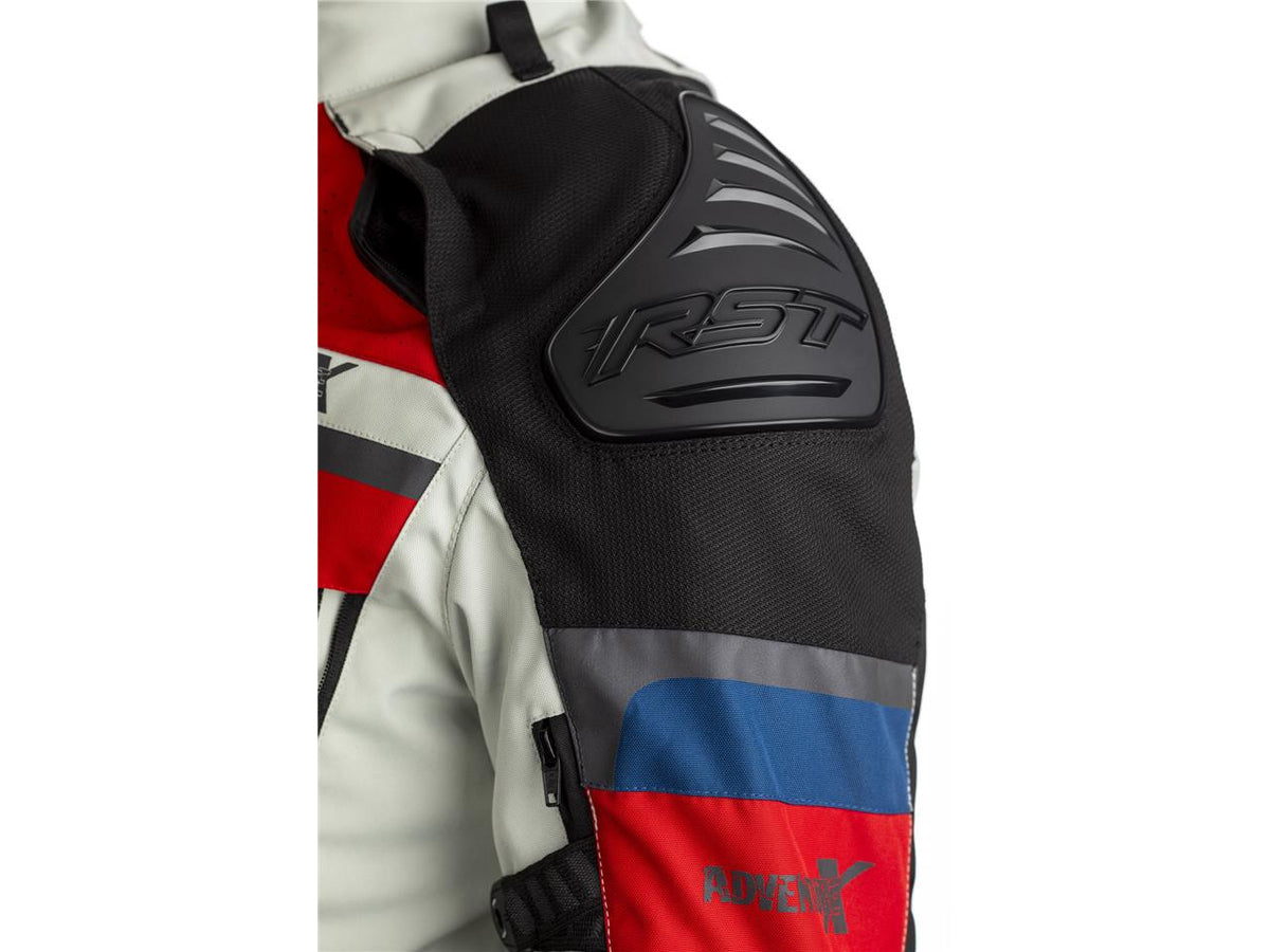 RST Airbag Textile MC Jacket Adventure-X Blue /Red