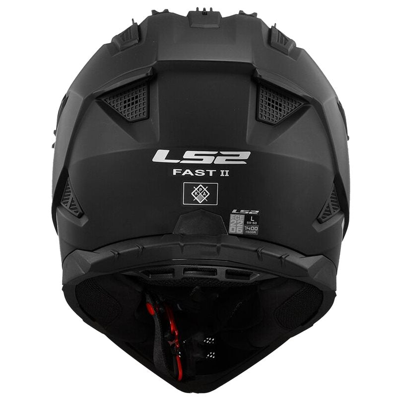 LS2 Cross MC helmet Fast II matte black