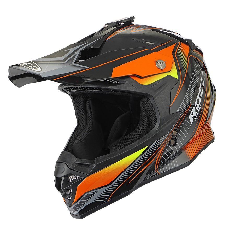 ROCC Cross MC Helmet 713 sort /orange