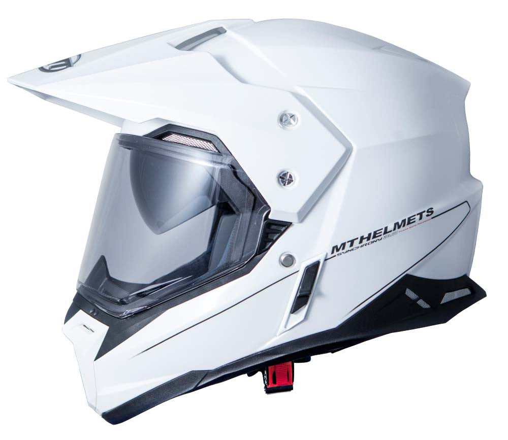 Mt Helmets Adventure MC Helmet Synchrony Ds White