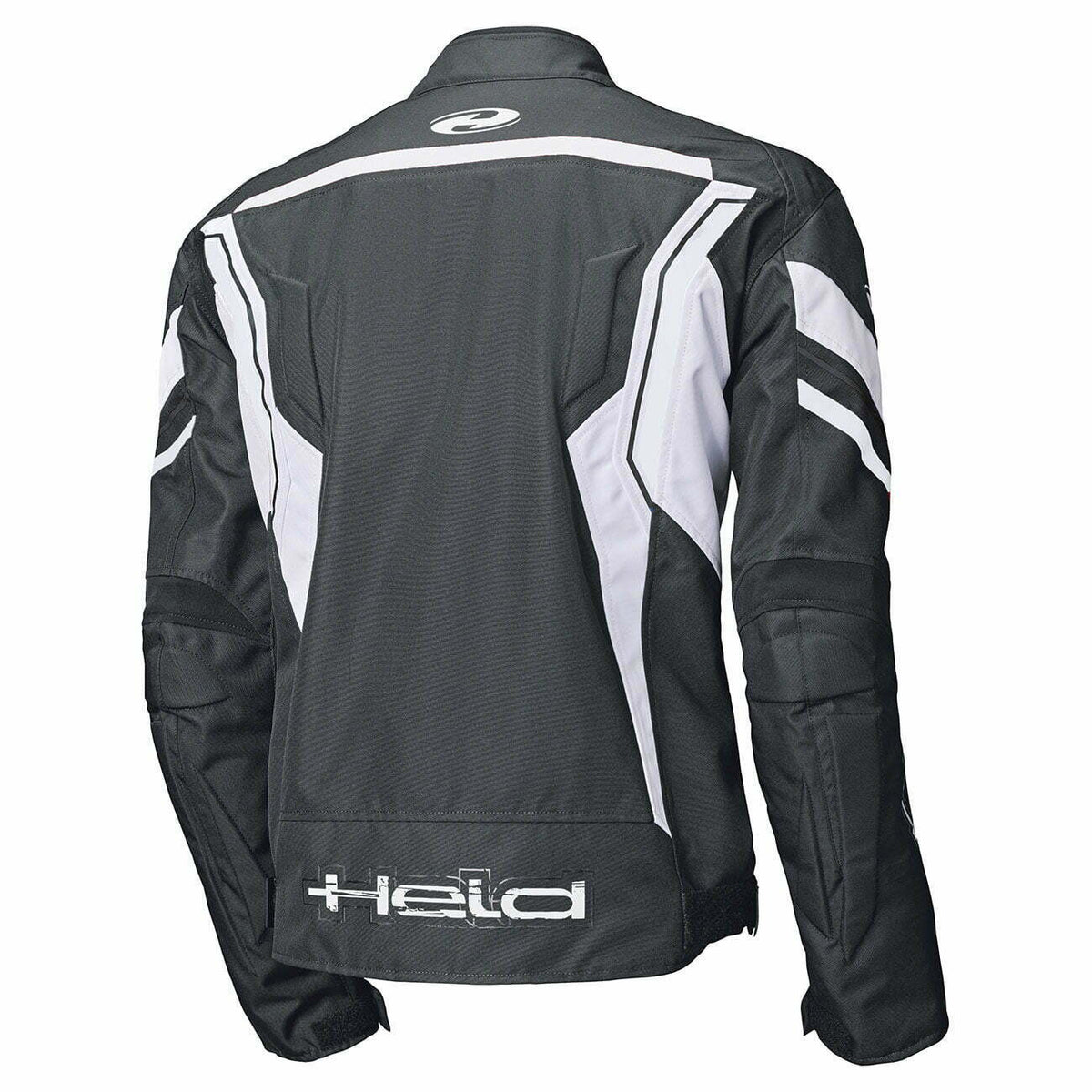 Afholdt tekstil mc-jacket baxley top sort /hvid