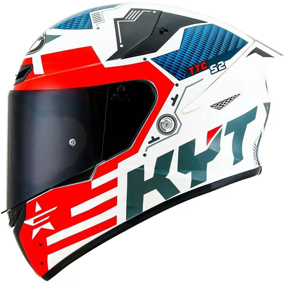 KYT Integral MC Helmet TT-Revo rød