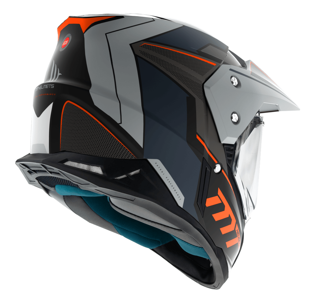 MT -hjelme Enduro MC Helmet Synchrony Patrol Matt Orange