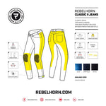 Rebelhorn Women Kevlar Mc-Jeans Classic II Blue Blue