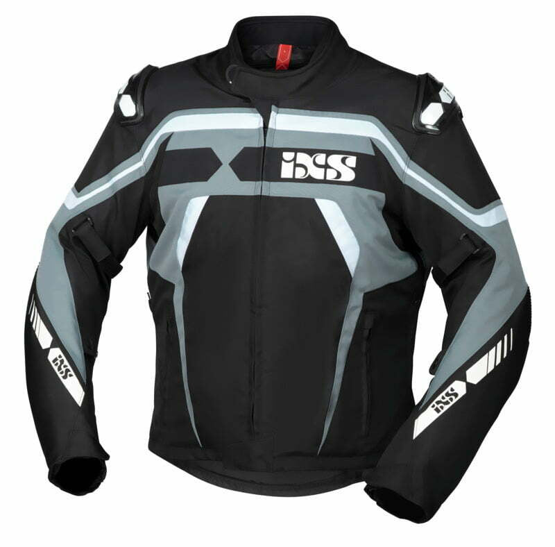 IXS Tekstil MC JACK RS-700 PCS Sort /grå /hvid