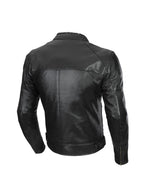 Saca Mc-Skin Jacket Bonneville perforeret sort