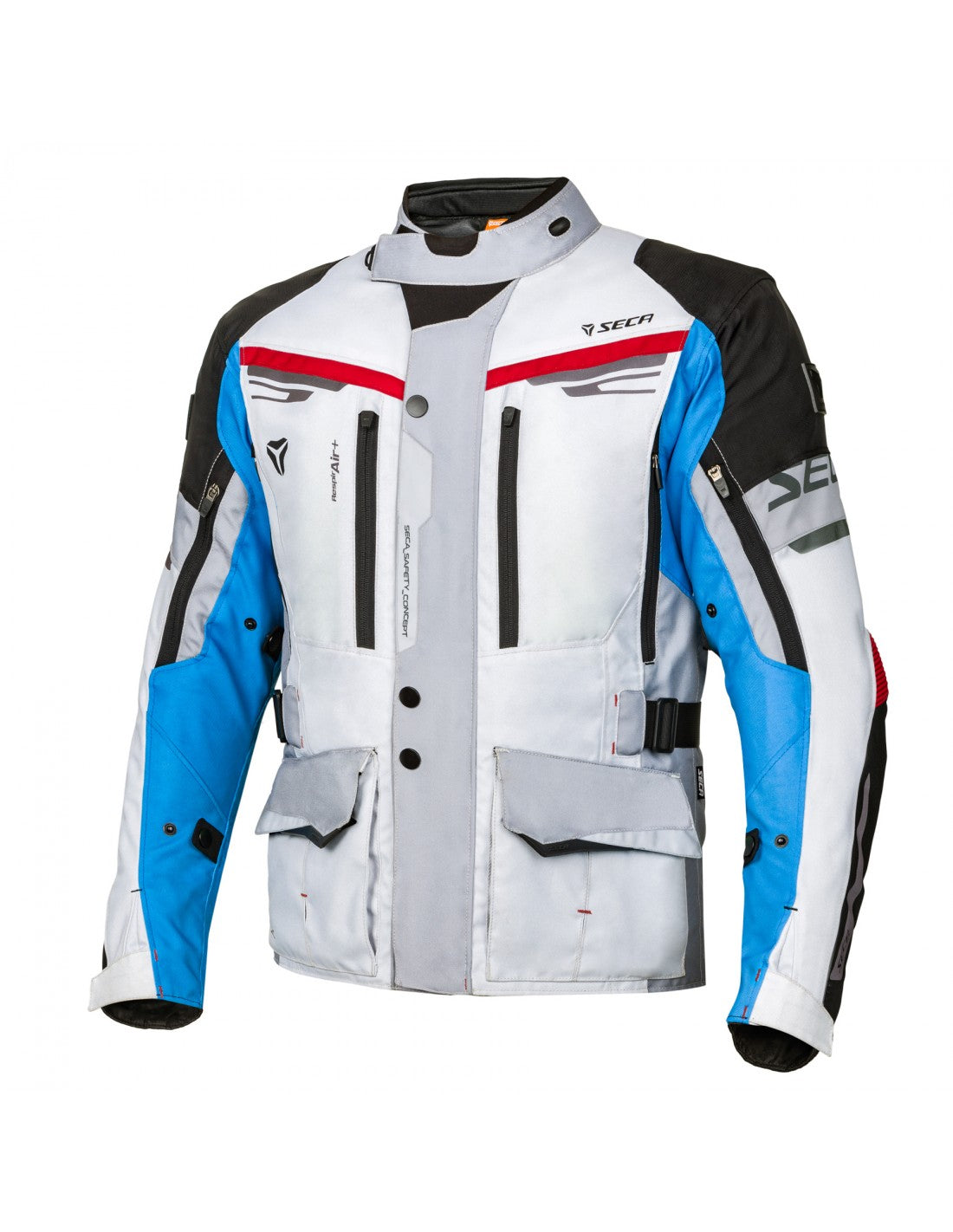 Seca Textile MC Jacket Arrakis II Gray /Blue