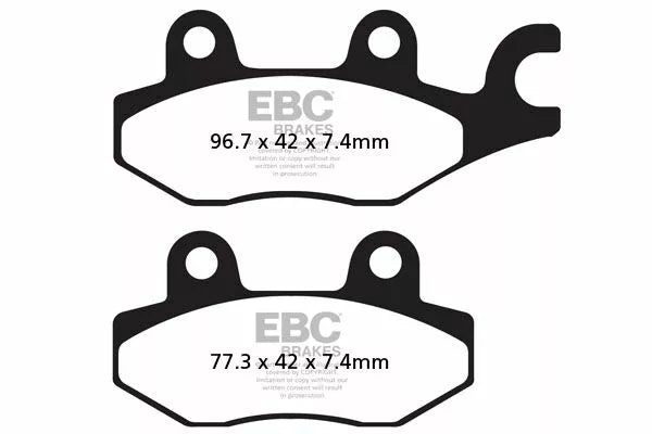EBC BRAKE PAD SINTERED HH FA165HH