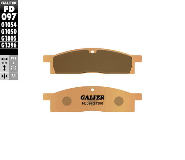 Galfer Brake Pad sintret fra Road FD097G1396
