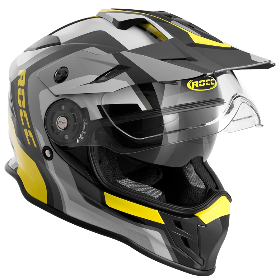 ROCC 781 Adventure MC Helmet sort /influenza