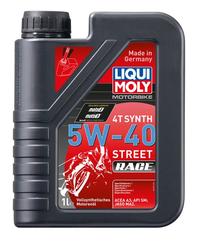 Liqui Moly Motor Oil 4t Synth 5W-40 Race 1L