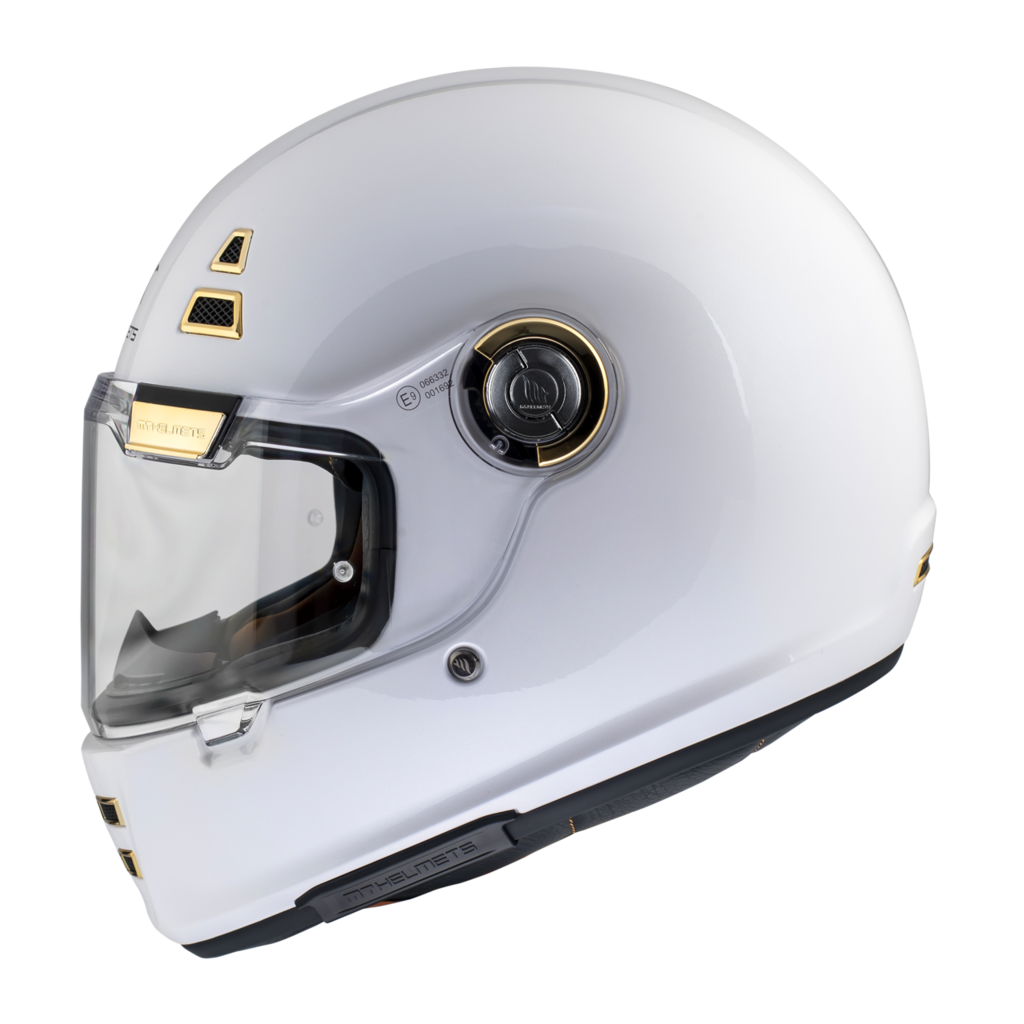 Mt Helmets Integral MC Helmet Jarama A0 Pearl White