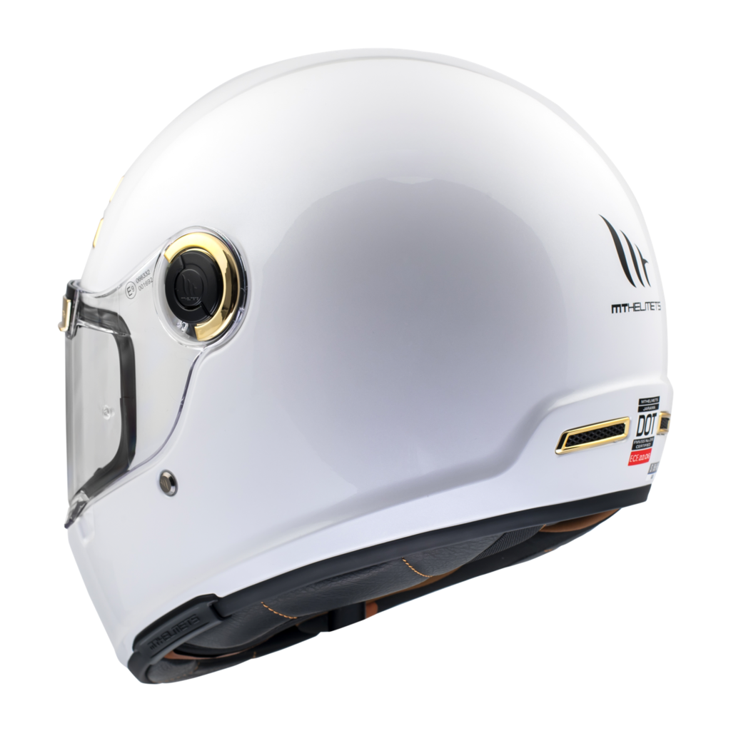 Mt Helmets Integral MC Helmet Jarama A0 Pearl White