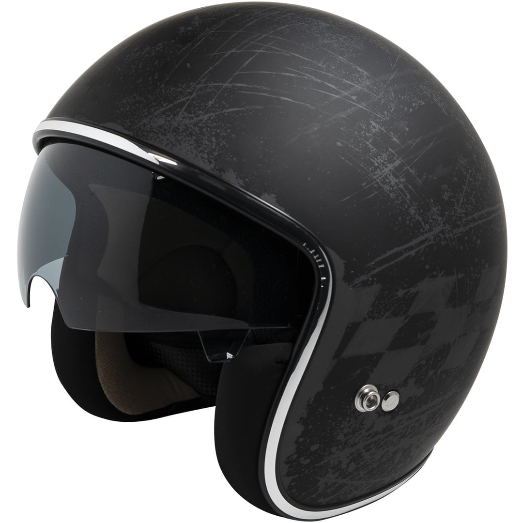 IXS77 2.5 Åben hjelm Matt Black /Gray