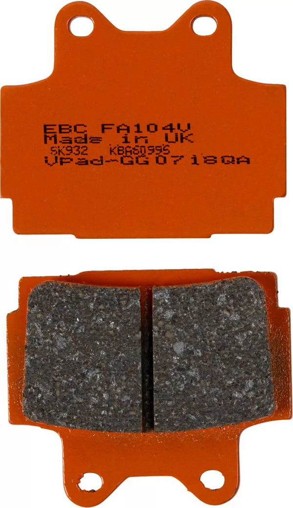 EBC Brake Pad FA ser organisk FA104 ud