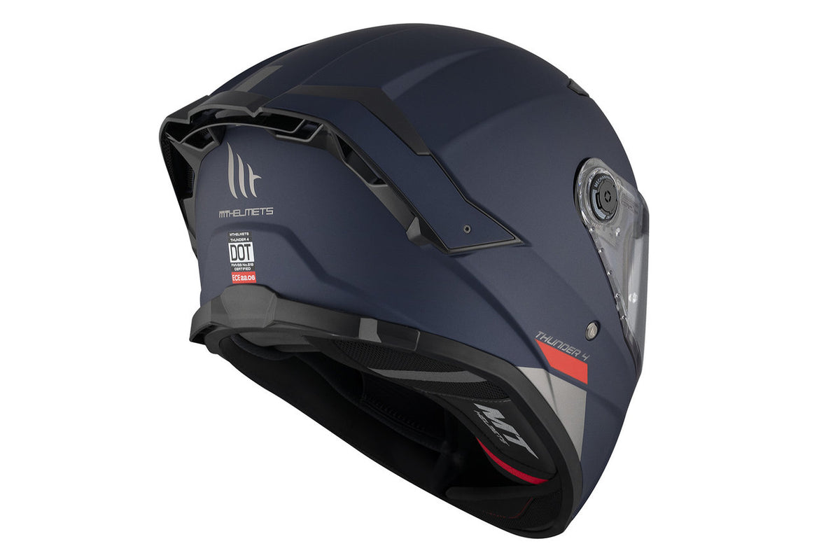 MT Helmets Integral MC Helmet Thunder 4 SV Matt Blue