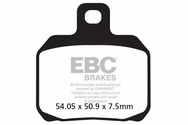 EBC Brake Pad Vee Semisntrd FA266V