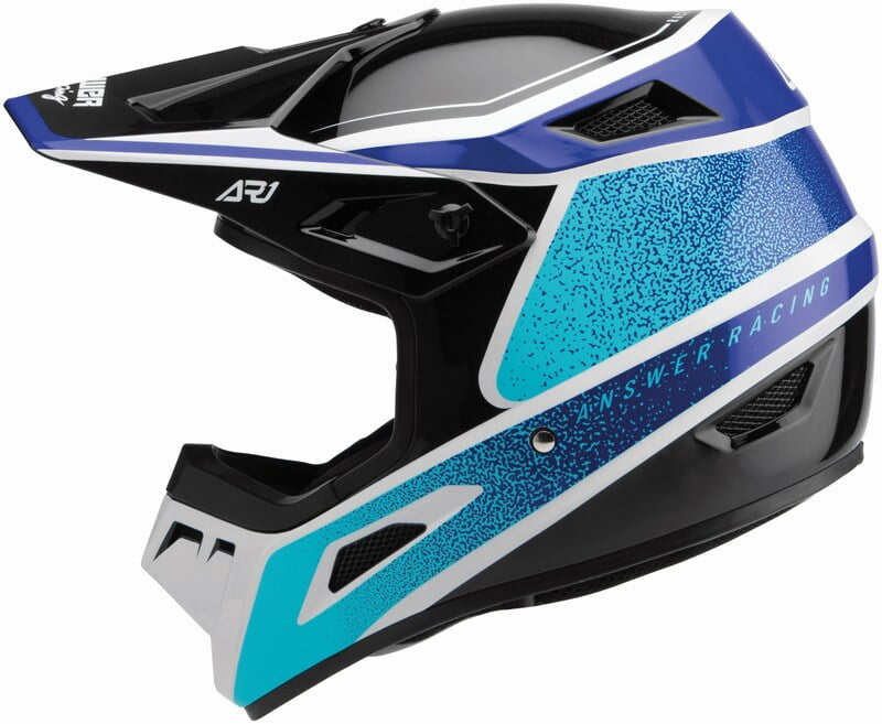 Svar Barn Cross MC Helmet AR1 Vivd Black /Blue