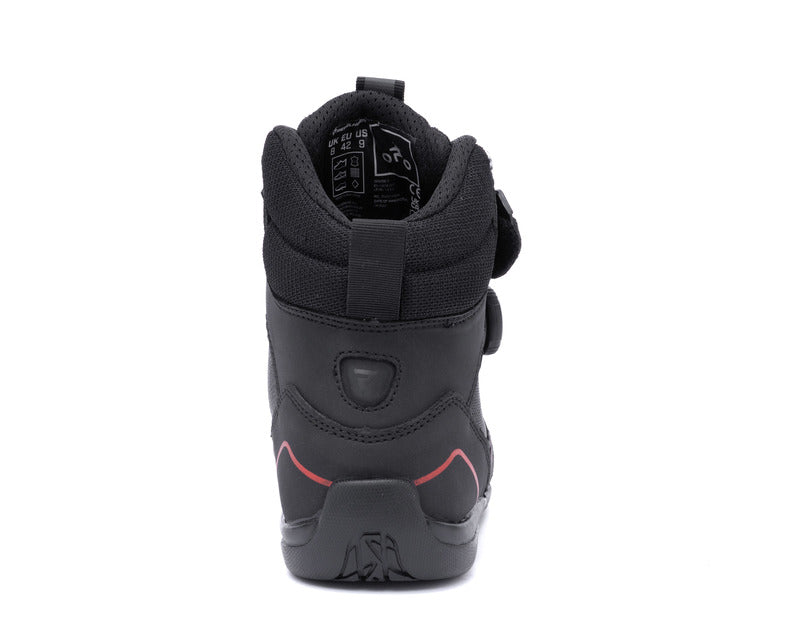 Rebelhorn Unisex MC -sko Spark II sort /rød