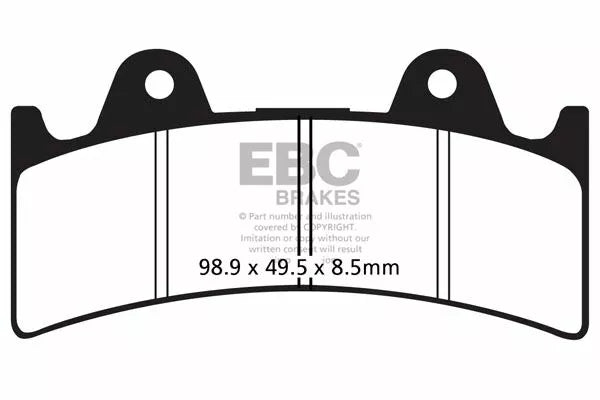 EBC Brake Pad FA ser organisk FA243 ud