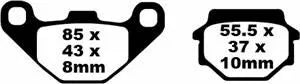 EBC Brake Pad HH Sint Scooter SFA067HH